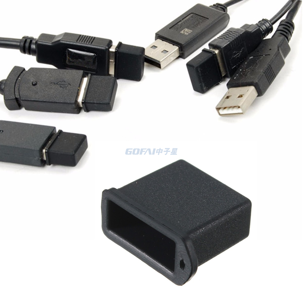 Gummi-USB-Typ-A-Stecker-Staubschutzhülle