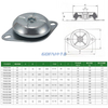 Fabrikglockenförmiger Gummistoßdämpfer für Motor/Generator/Kompressor