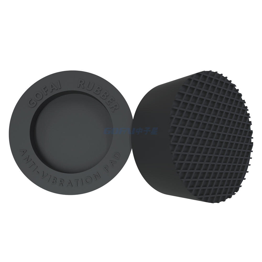 Schwarze Anti-Vibrations-Gummifüße für Waschmaschine