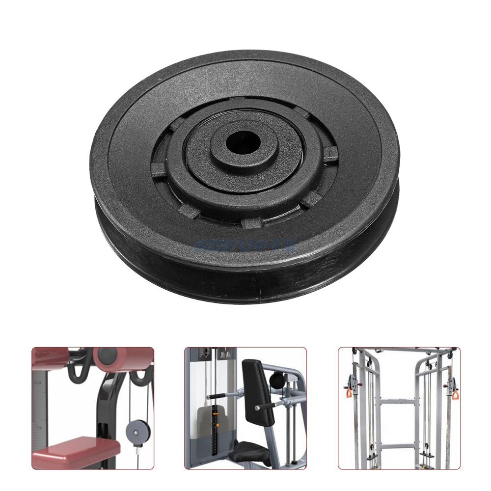 Verschleißfeste Universal-Gym-Nylon-Lagerscheibe für Fitnessgeräte, Teil 50–120 mm