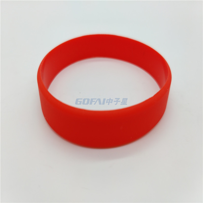 Buntes breites Silikon -Gummiband -Tasse -Hülle Silikon -Schutzhülle Gummi -Armband Armband Anti -Vibration Waschmaschine