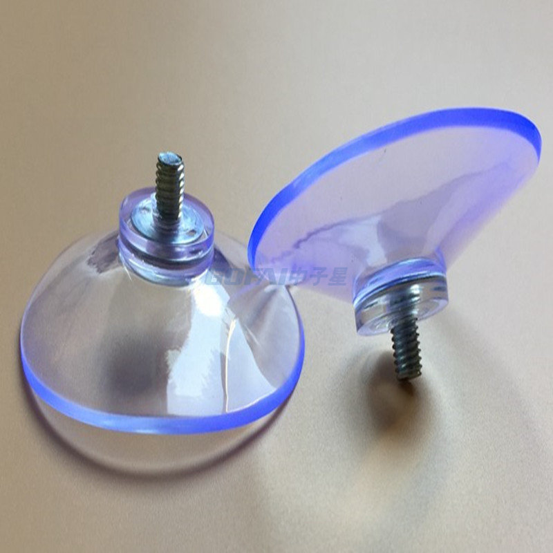 Doppelseitiger Mini-Vakuumsaugnapf aus transparentem Silikon für Glas