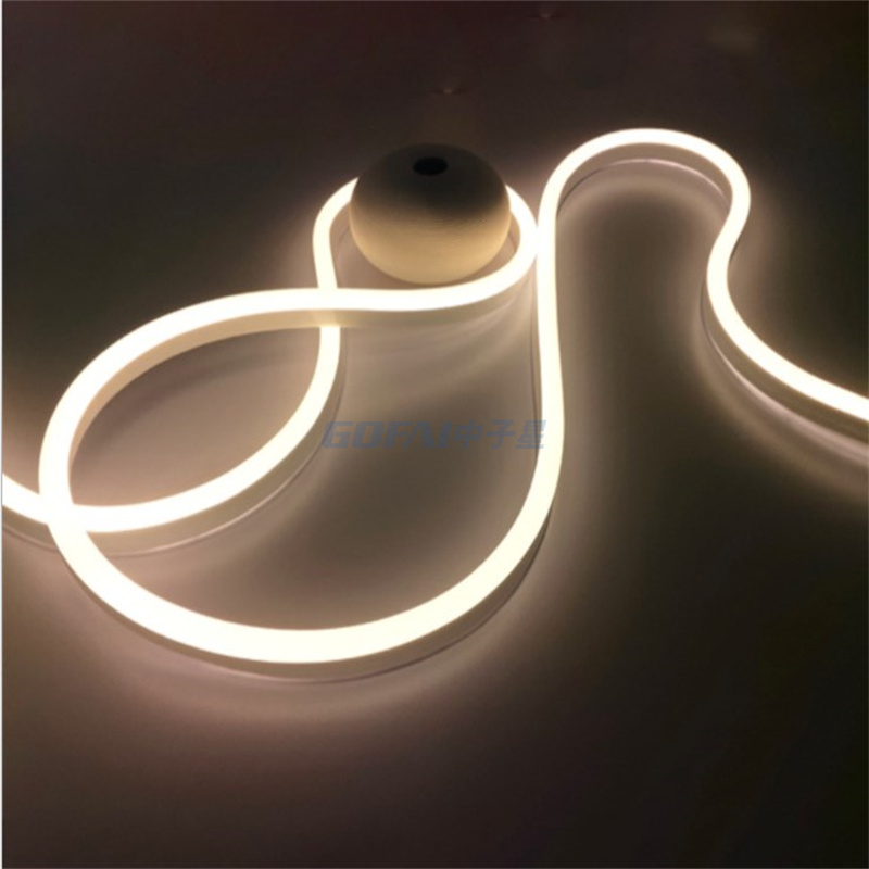 Kundenspezifisches extrudiertes Profil Dekorative bunte LED-Neonlicht-Silikon-Führungsstreifen-Rohrhülse